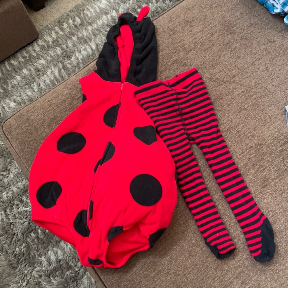 24 months lady bug costume with leggings